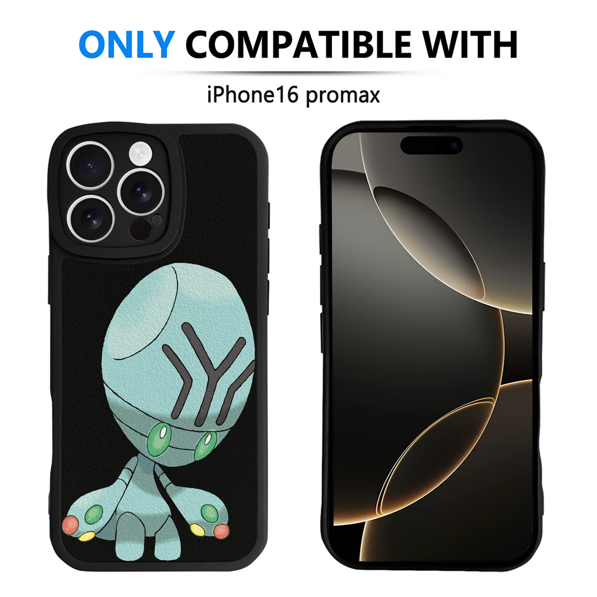 （画像用） ポケットモンスター Pokémon 【iPhone 16シリーズ対応】シリコンスマホケース（レザー調） 材質：シリコン